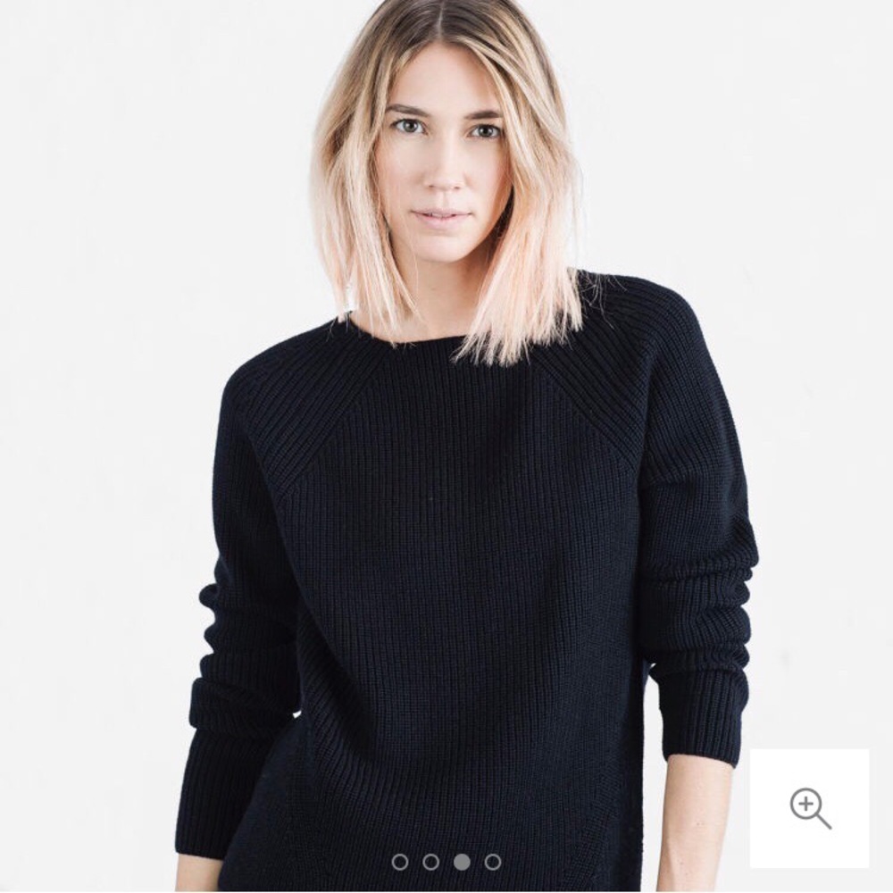 Everlane Chunky Knit Raglan Sweater